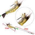 thumbnail image 1 of 5 uds simulación de pesca de camarones señuelos de gambas suaves noctilucentes cebos de anzuelo, 1 of 8