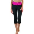 thumbnail image 4 of ToBeInStyle Women's Comfy Capri Yoga Pants with Criss-Cross Design, 4 of 7