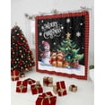 thumbnail image 5 of Christmas Cat Snowman Shower Curtain, Red Buffalo Plaid Winter Snowflake Waterproof Fabric Shower Curtains with 12 Hooks, Bathroom Curtain Set for Bathroom Accessories Decor, 72 x 96 Inches, 5 of 9