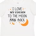 thumbnail image 4 of Inktastic I Love My Cousin to the Moon and Back Boys or Girls Toddler T-Shirt, 4 of 5
