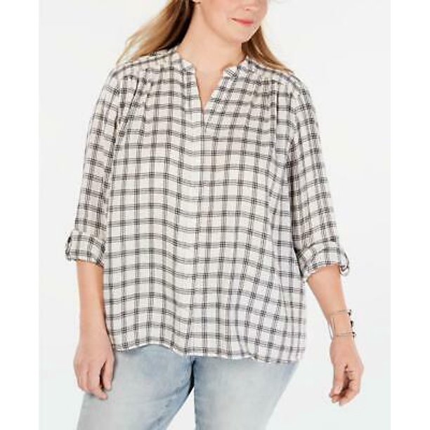 roll tab sleeve shirt