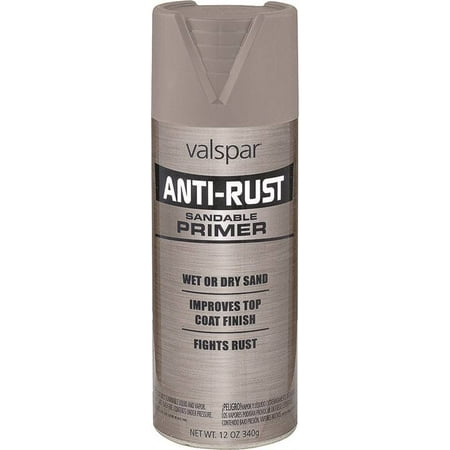 Armor 68228 Sandable Anti-Rust Primer, 12 oz, Aerosol, Gray