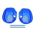 thumbnail image 3 of 2x paletas de mano de natación aletas a mano suministros planos portátiles guantes de paletas para natación para Azul y m, 3 of 8