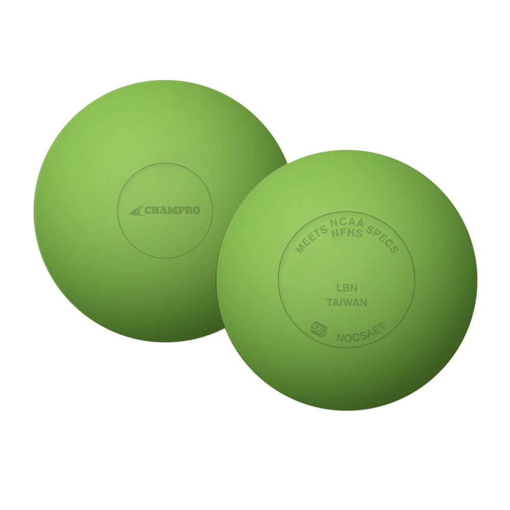 Champion Sports Official Size Rubber Lacrosse Ball Single Green 