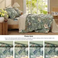 thumbnail image 6 of Amberspace Floral 7-piece Bed in a Bag Queen Comforter Set with Sheets,Terracotta & White, 6 of 7