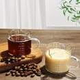 thumbnail image 4 of Advancent Vaso de chupito para espressos de tamaño con boca en forma de V, vaso Premium, amplia aplicación, jarra Triple, taza de leche Cocina y Comedor NA doble boca, 4 of 6