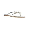 thumbnail image 1 of Womens Jewel Badgley Mischka Thalia Flip Flops, Gold Metal, 1 of 5