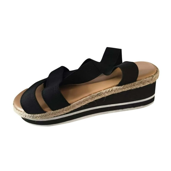 ShiShine Wedge Sandals for Women – Strappy Sandals with Arch Support Cute Summer Espadrille-Style