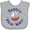 AC-Heather Grey, variant on Inktastic Daddy's First Mate Boys or Girls Baby Bib