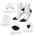 thumbnail image 5 of Pofeuu Lavender Flowers Print 30cm Socks, Adult Running Hiking Socks for Youth and Adult, 5 of 7
