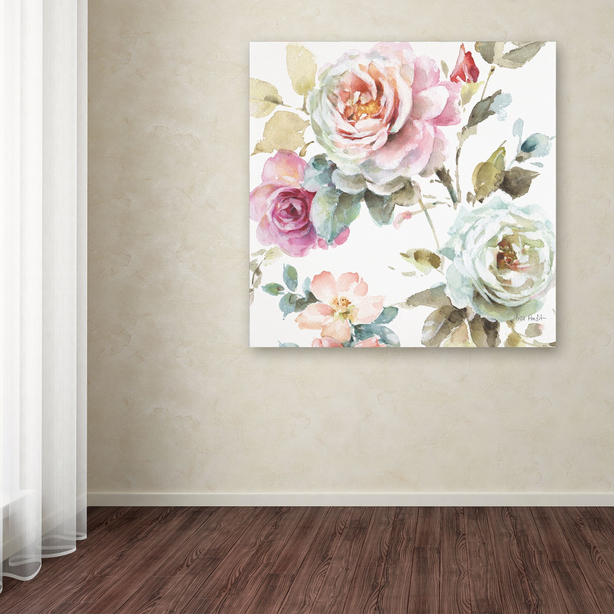 Trademark Fine Art 'Beautiful Romance V' Canvas Art by Lisa Audit