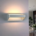 thumbnail image 5 of VONN Atlas 10" ETL Certified Integrated LED Aluminum/Acrylic Wall Sconce Silver, 5 of 8