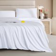 thumbnail image 5 of DEITAS 100% Egyptian Cotton Bed Sheet Set, 1200 Thread Count Sheet, Deep Pocket-4 Piece, Queen, White, 5 of 8