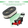 thumbnail image 2 of Lawn Mower Air Filter for Briggs & Stratton Replacement 593260 798452 334404 550E 500EX 550EX 625 575EX 625EX 675EXI 725EXI 4247 5432 5432k 09P00 09P702 Series Engines, 2 Pack, 2 of 7