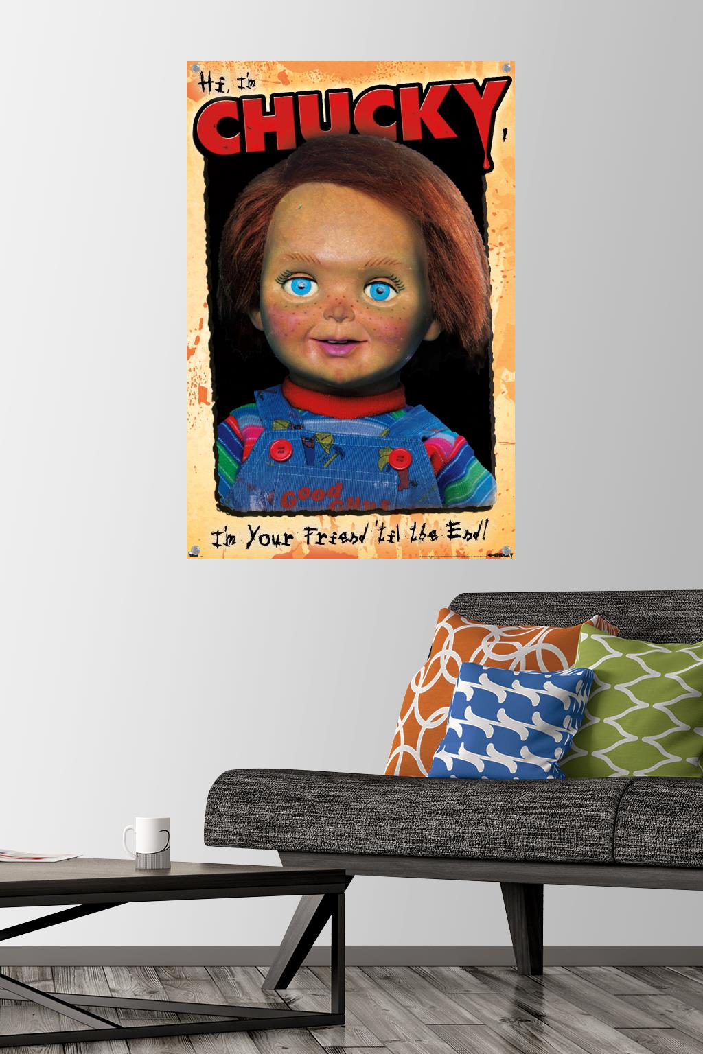 Child's Play 2 - Portrait Wall Poster with Pushpins, 22.375" x 34"