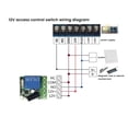 thumbnail image 3 of Récepteur de Commutateur Sans Fil RF 433 Mhz Module de Relais Simple DC 12V avec 2 Télécommandes Sans Fil Universelles, 3 of 8