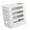 White 4 Tier, variant on Router Storage Box Cord Arrangement Box Router Organizer Large Capacity Space Saving Wire Cable Storage Case for Bedroom Office Home Decor , Beige 3 Tier