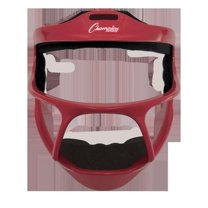 Champion Sports  Youth Magnesium Softball Facemask - Red - 6.75 x 7.5 in.