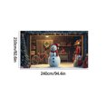 thumbnail image 3 of EUDIDV Xmas Ornaments Christmas Garage Door Banner Cover Colorful Snowflakes Christmas Garage Door Decorations Holiday Christmas Background Decorations Winter New Year Party Festive Supplies, 3 of 5