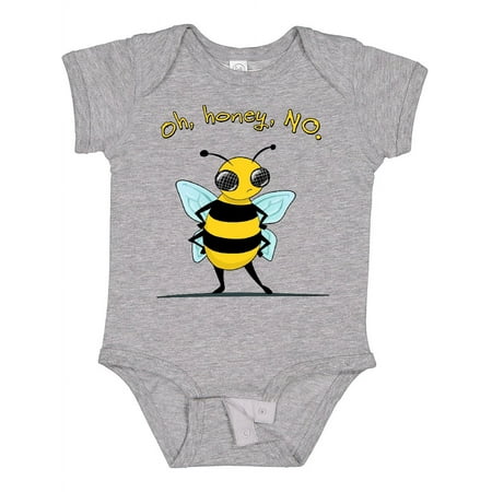 

Inktastic Oh Honey No...- Cute Bee Boys or Girls Baby Bodysuit