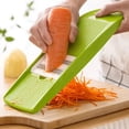 thumbnail image 5 of Rallador de Verduras de Acero Inoxidable, Cortador y Rebanador Manual Portátil, Herramienta Multiusos para Cocina., 5 of 5