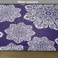 thumbnail image 6 of Ambesonne Blue White Place Mats Set of 4, Flora Lace Snowflake, Standard Size, Blue White, 6 of 6