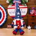 thumbnail image 2 of Lksixu 4th of July Patriotic Gnomes Doll, American Star & Stripe Faceless Gnomes Stuffed Toys Red & Blue Independence Day Dwarf Table Ornaments Handmade Swedish Tomte Gifts for Presidents Day, 2 of 9