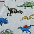 thumbnail image 4 of FEDPOP Toddler Boys Pajamas Dinosaur Cotton Kids Summer Sleepwear 2T, 4 of 8