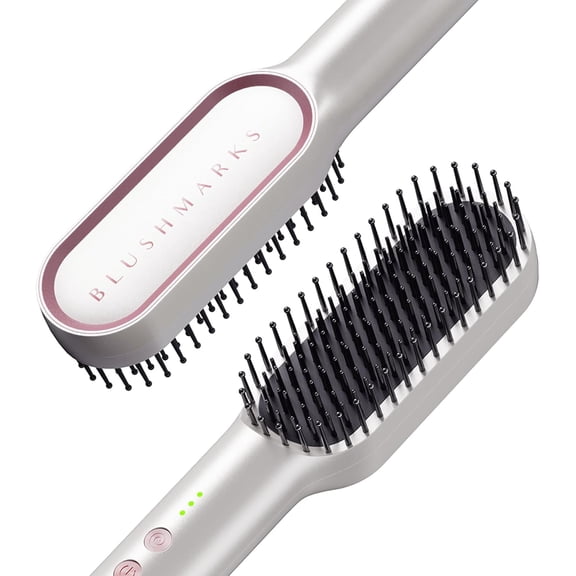 BLUSHMARKS Professional Hair Straightener Brush