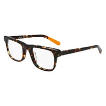 Shinola Modified Rectangle Eyeglasses SH15002 242 Amber Tortoise 51mm