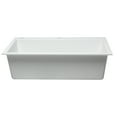 thumbnail image 5 of ALFI brand AB3322DI-W White 33" Single Bowl Drop In Granite Composite Kitchen Sink, 5 of 12