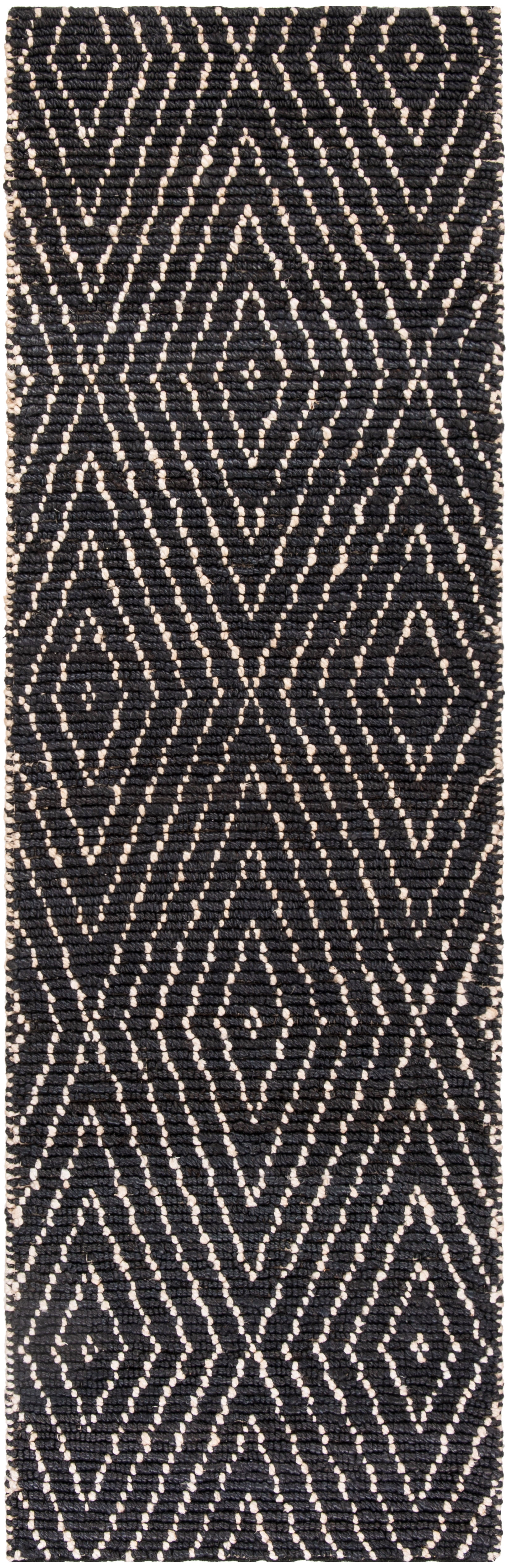 Safavieh Bohemian Caymen Geometric Runner Rug, Black/Ivory, 2'3" x 13'