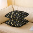 thumbnail image 2 of Erosebridal Egyptian Pharaoh Cushion Covers for Sofa Set of 2, Boho Egypt Throw Pillow Covers for Bed, 20x20, Tribal Symbol Decor, 2 of 5