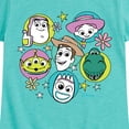thumbnail image 3 of Toy Story 4 - Group Grid - Toddler & Youth Girls Short Sleeve Graphic T-Shirt, 3 of 5