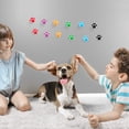 thumbnail image 3 of Pegatinas con forma de pata de perro Rollo de 500 unidades Etiquetas adhesivas con forma de pata de perro para nevera, guitarra, coche, portátil, etiqueta clásica, 3 of 5