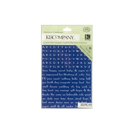 - K&Co LA Indigo Garden Adhesive Chipboard Alpha Bl