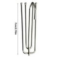 thumbnail image 4 of Curtain Hook Hanging Hooks, 10 Curtain Hooks Hooks, Silver, 4 of 7