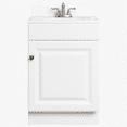 thumbnail image 4 of Design House Solid Wood Wyndham 18" 1-Door  Ready to Assemble Bath Vanity Cabinet, White, 4 of 16