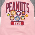 thumbnail image 3 of Peanuts - Peanuts Crew Athletic - Youth Girls Raglan Tee, 3 of 5