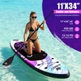 thumbnail image 2 of AISUNSS Inflatable Stand Up Paddle Board, 11ft Fishing Paddle Board with SUP Accessories, 2 of 6