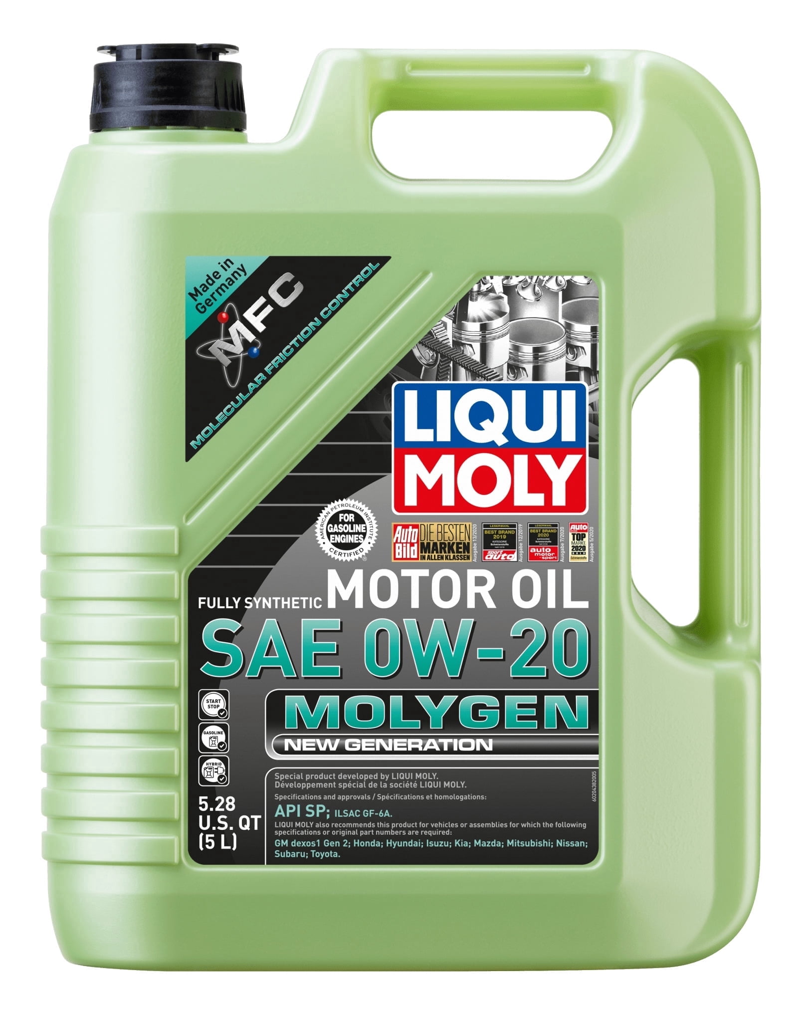 LIQUI MOLY 5L Molygen New Generation Motor Oil 5W-30 - Walmart.com