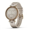 Garmin Lily™ Rose Gold Bezel with Light Sand Case and Silicone Band