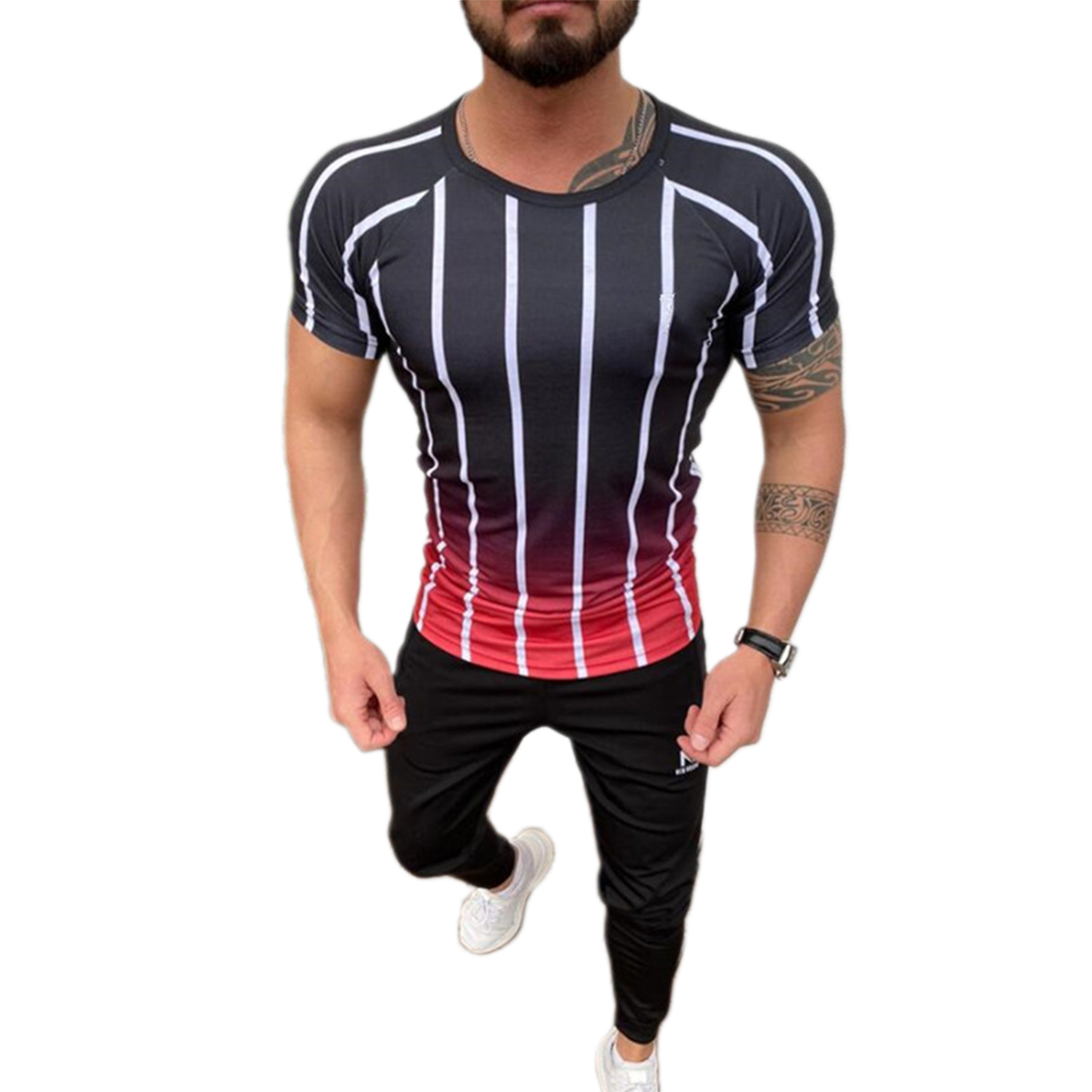 mens tight sleeve t shirts
