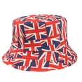 thumbnail image 1 of Bucket Hat For Daily Casual Outdoor Use British Flag Print Themed Sun Cap With Versatile Seasonal Wear And Holiday Ready Style, 1 of 3