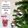 thumbnail image 3 of Bevin Bells Believe Sleigh Bells Ornament (12-Pack) | 1.5" Made of Steel | Hanging Bells with a Red Satin Believe Ribbon | Great Tone | Xmas Gift or Stocking Stuffer | Made in The USA, 3 of 7