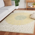 thumbnail image 2 of SAFAVIEH Soho Roger Abstract Area Rug, Beige/Yellow, 6' x 6' Square, 2 of 7