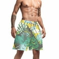 thumbnail image 4 of Men's Summer Casual Swim Trunks American Flag Beach Shorts, 4 of 4