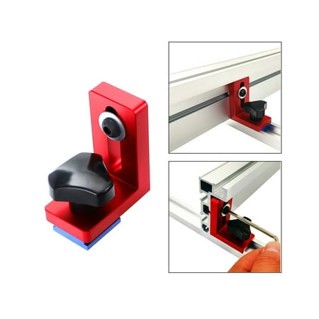 

35/45 T-Slot Track Stop Sliding Miter Gauge Connector Retainer Chute Locators