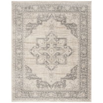 SAFAVIEH Brentwood Salah Oriental Area Rug, Cream/Grey, 9' x 12'