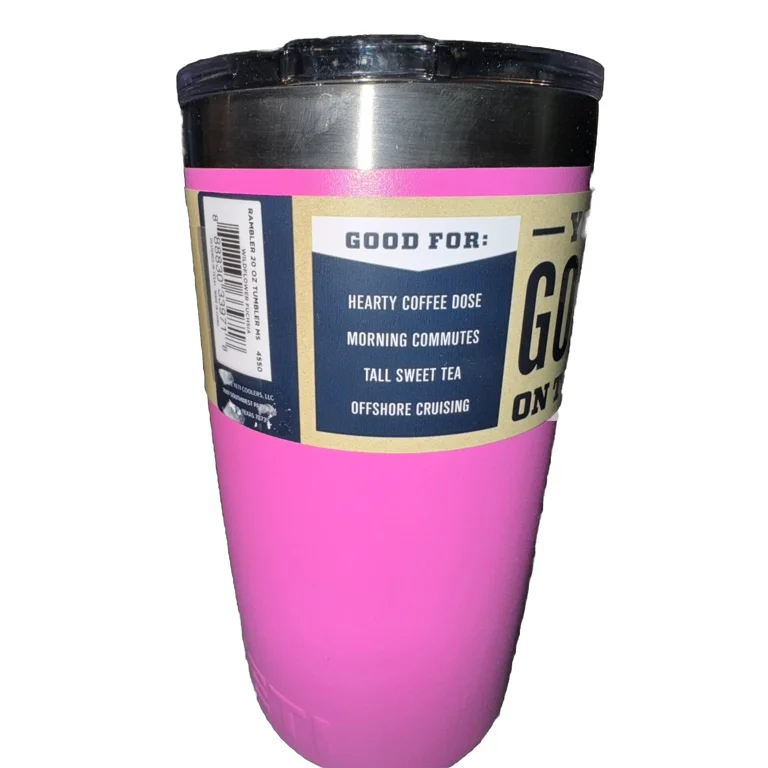 Yeti Rambler Tumbler with MagSlider Lid 20 Oz Wildflower Fuchsia